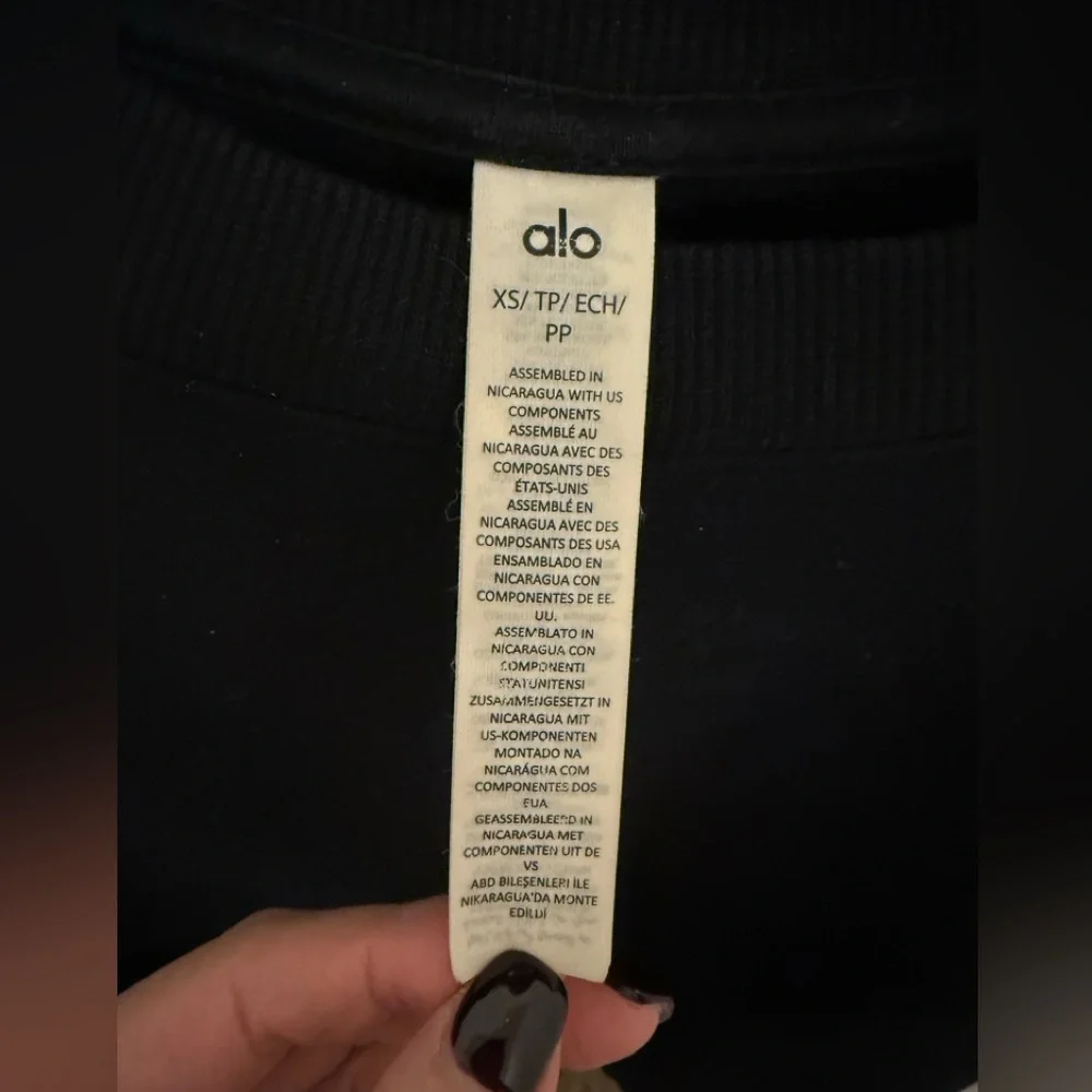 Alo yoga Accolade sweatshirt - black - Picture 3 of 4